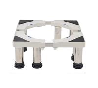 Washing Machine Stand, Adjustable Refrigerator Base with 8 Strong Feet Adjustable Length/width 42cm-68cm Height 18cm-21cm Load 250kg Cabinet Stand Feet for Washer Refrigerator Dryer White