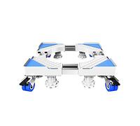 Washing Machine Stand Fridge Trolley Wheels Stand Washing Machine Base Telescopic Length 59-76Cm Width 52-70Cm Movable Dryer And Dishwasher Pedestal Move Heavy Furniture And A，One Color 8 Legs 4 Whee