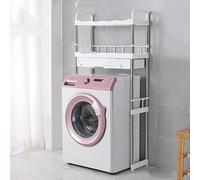 Washing Machine Superstructure Shelf Toilet Shelf Bathroom Storage Shelf With Drawer Dust And Water Resistant Multifunctional Storage Shelf Suitable For Balcony, Kitchen,Wei?,B