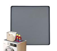 Washing Machine Top, 23.6x23.6in Anti Slip Silicone Laundry Guards, Washer And Dryer Top Protector, Washable Dryer Mat, Heat-Resistant Washing Machine Topper For Laundry Room Desks Tables Stoves