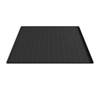 Washing Machine Top Cover, Foldable Silicone Dryer Cover, Foldable and Functional, Heat-Resistant Protective Mat for Microwaves, Air Fryers, Durable Laundry Room Organizer, 23.62x23.62 Inches