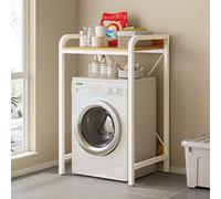 Washing Machine Top Shelf Rack, 3-Tier Storage for Washer, Space-Saving Bathroom Shelf Above Toilets, Laundry Room Storage Solution
