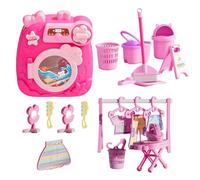 Washing Machine Toy - Interactive Pretend Play Washer and Dryer for Kids, Miniature Accessories Included, Educational and Fun Learning Toy, Perfect for Girls and Boys to Develop Imagination and Motor