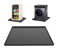 Washing Machine Tub, 60 x 60 cm Waterproof Silicone Washing Tray for Floor Protection, Leak Protection Tub for Washing Machines, Dryers, Dishwashers, Refrigerators, Air Conditioners