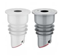 Washing Machine Waste Pipe Connector 35-40mm - Silicone Drain Hose Seal with Built-in Valve, Anti-Odor Anti-Leak Tool-Free for Kitchen/Bathroom/Laundry (2pcs)