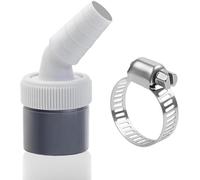 Washing Machine Waste Pipe Connector, 40mm Waste Pipe Fittings for Efficient Drainage, Universal Washing Machine Hose Connector with Secure Fit for DIY Plumbing and Home Maintenance