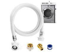 Washing Machine Water Hose, Washing Machine Hoses | Portable Washing Machine Hoses, Water Inlet Hose, Long Water Inlet Hose PVC for Hot and Cold Water