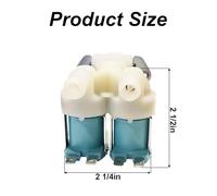 Washing Machine Water Inlet Valve, DC62-30312J Washer Accessory Solenoid Valve Replacement for WF306LAW WF306BHW WF42H5200AW/A2