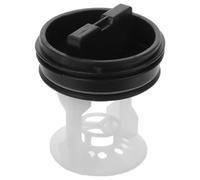 Washing Machine with Handle Drain Plug Pump Filter Assembly | ABS Plastic Cover, Mesh Strainer Blocks Lint and Debris, Quick Replacement for Repair, without Screws