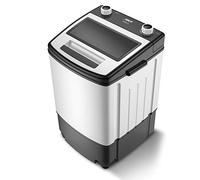 Washing Machines 6.5KG Turbine Washing Machine And Spin Dryer 2 In 1 Laundry Cleaning Machine,With UV Blue Light Antibacterial Function,For Home Travel Camping Dorms Business Trip College Rooms
