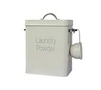 Washing Powder Bucket-Washing Powder Bucket,Square Laundry Powder Storage Box Container,Laundry Powder Storage Washing Powder Bucket Metal Laundry Powder Tin Square Washing Powder Box With Lid And S