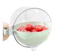 Washing Up Basket - Multifunctional Rotatable Non-Slip | Spin and Strainer for Kitchen Salad Food Mixing Cleaning Cooking Preparing Camping Watermelon Tomato Fridge