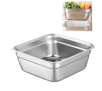 Washing-up Bowl Multi-purpose Dish Tub, Steel Microporous Colander, fruit rice for and For washing and vegetables,