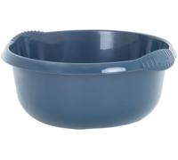 Washing Up Bowl Round 28cm / 5 Litre - Navy Blue Plastic Basin Multipurpose for Camping & Sink Use