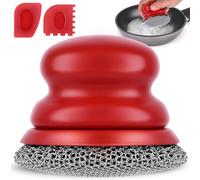 Washing Up Brush, Cleaning Brush and Scraper for Cleaning Pot Pan Sink, Pans, Grills, Cast Iron Skillets, Oven Cleaner Heavy Duty, Hob Cleaner, Scrubbing Brush, Dish Brush, Cleaning Products