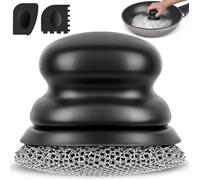 Washing Up Brush, Cleaning Brush and Scraper for Cleaning Pot Pan Sink, Pans, Grills, Cast Iron Skillets, Oven Cleaner Heavy Duty, Hob Cleaner, Scrubbing Brush, Dish Brush, Cleaning Products