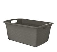Washing Up Laundry Bowl Washtub Plastic Kitchen 8L 16L 25L 40L Multi Purpose (Dark Grey, 25L)