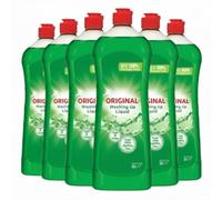 Washing Up Liquid 4 x 1L - Tough on Grease, Gentle on Hands, Eco-Friendly Dish Soap Multipack for Kitchen Cleaning