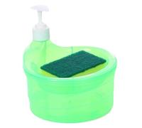 Washing Up Liquid Dispenser for the Kitchen, Dishwasher Dispenser, Household Detergent Dispenser Bowl, Soap Dispenser for Counter, Bathroom, Kitchen, Soap Dispenser, Bowl with Sponge