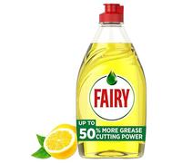 Washing Up Liquid Range - Ultra Concentrated Dishwashing Liquid for Sparkling Clean Dishes (320ml, Fairy Lemon Washing Up Liquid 320Ml)