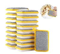 Washing up Sponge, Double Sided Kitchen Dishcloth, Multi-Purpose Absorbent Sponge, Bowl Dish Cleaning Pad Scrubber,Kitchen Dishwashing Cleaning Tool (20pcs)