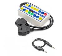 Washinglee OBD2 Breakout Box, Communication Detection, Automotive OBDII Protocol Detector Supports CAN Bus, K line, L line and PWM Protocol. with One Universal Jumper