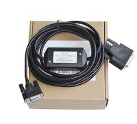 Washinglee PC-TTY Programming Cable for Siemens S5 PLC, RS232 to TTY Adapter for 6ES5734-1BD20 Replacement, DB9 to DB15 Cable