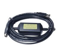 Washinglee USB Programming Cable for Mitsubishi PLC FX3U and FX Series, for Taiwan Shihlin AX Series, for FX2N/FX1N/1S/FX3U/3GA, for USB-SC09-FX Replacement, 6 FT