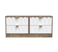 Washington 4 Drawer Bed Box (Ready Assembled) Ready Assembled 2 U Dark Brown Small
