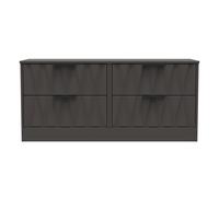 Washington 4 Drawer Bed Box (Ready Assembled) Ready Assembled 2 U Dark Grey One Size