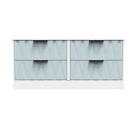 Washington 4 Drawer Bed Box (Ready Assembled) Ready Assembled 2 U Duck Egg Blue One Size