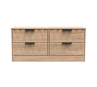 Washington 4 Drawer Bed Box (Ready Assembled) Ready Assembled 2 U Light Oak One Size