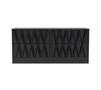 Washington 4 Drawer Bed Box (Ready Assembled) Ready Assembled 2 U True Black One Size
