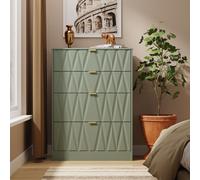 Washington 4 Drawer Deep Chest (Ready Assembled) Ready Assembled 2 U Pale Green Medium