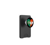 Washington and Canada Flags: Heart Shaped Unity PopSockets PopWallet for MagSafe
