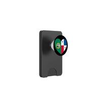 Washington and Panama Flags: Heart Shaped Unity PopSockets PopWallet for MagSafe