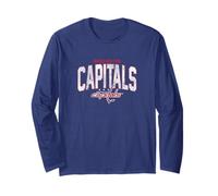 Washington Capitals Vintage Logo NHL Hockey Long Sleeve T-Shirt