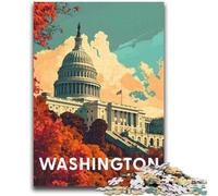 Washington Capitol Puzzles for Teenagers Teens 1000pc Puzzle, Challenging Game And Family Play Parent-child Interaction 1000pcs (50x75cm)