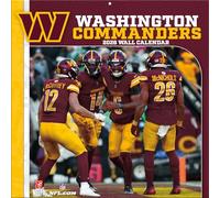 Washington Commanders 2026 12 x 12 cm Team Wall Calendar