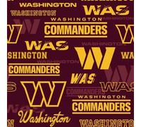 Washington CommandersCotton Fabric - NFL Team Logo Cotton Fabric by The Yard, Fat Quarter, Half Yard, 1 Yard, 2 Yard Cuts