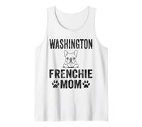 Washington D.C. Frenchie Mom Shirt French Bulldog Dog Coffee Tank Top