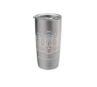 Washington, D.C. Hand-Drawn Historical Renwick Gallery Stainless Steel Insulated Tumbler