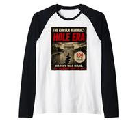 Washington D.C. Reflecting Pool Swamp Parody Raglan Baseball Tee