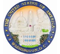 Washington D.C. United States of America Refrigerator Magnet Travel Souvenir 3D Fridge Decoration Craft