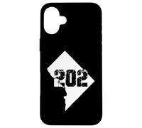 Washington, DC 202 Area Code Case for iPhone 16 Plus