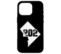 Washington, DC 202 Area Code Case for iPhone 16 Pro
