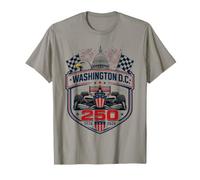Washington DC 250 Mile Street Circuit Racing 1776 2026 T-Shirt