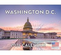 Washington DC Calendar 2026 Wall