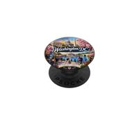 Washington DC, Capital Monument, USA, Flag, PopSockets Adhesive PopGrip