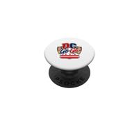 Washington DC Go-Go Music, Drums District of Columbia PopSockets Adhesive PopGrip